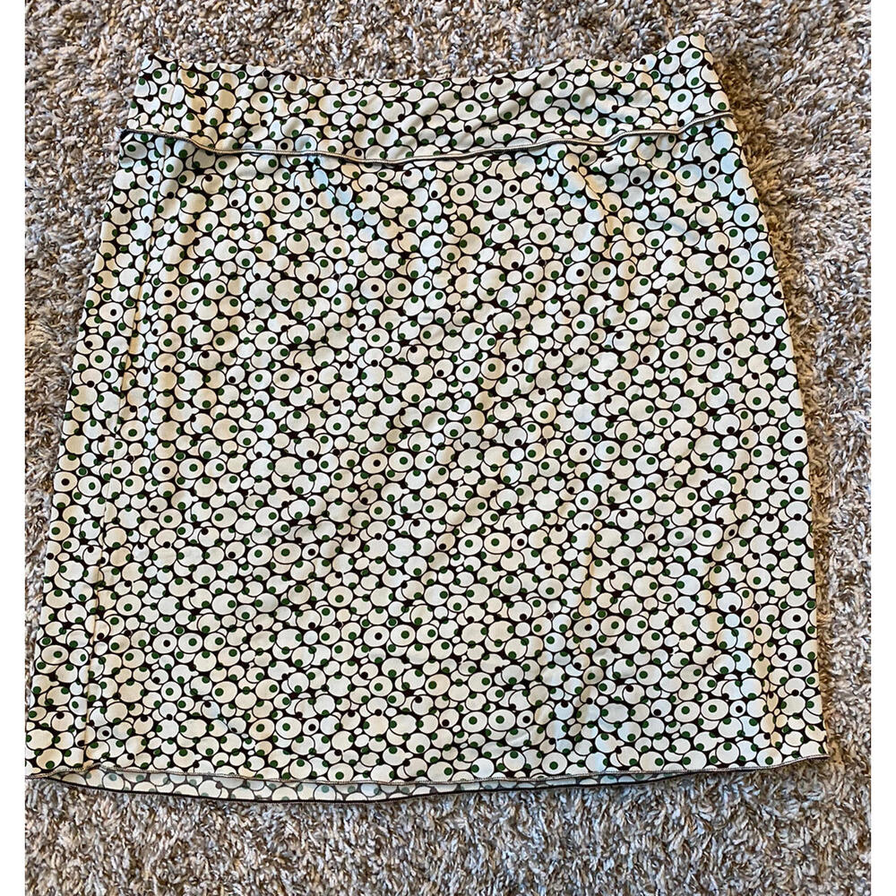 M.S.S.P Green and White Skirt Size Medium